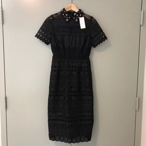NWT sandro radiance lace midi dress 🖤